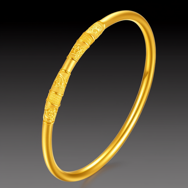200克黄金手镯图片