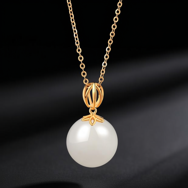 男士纯金吊坠项链图片